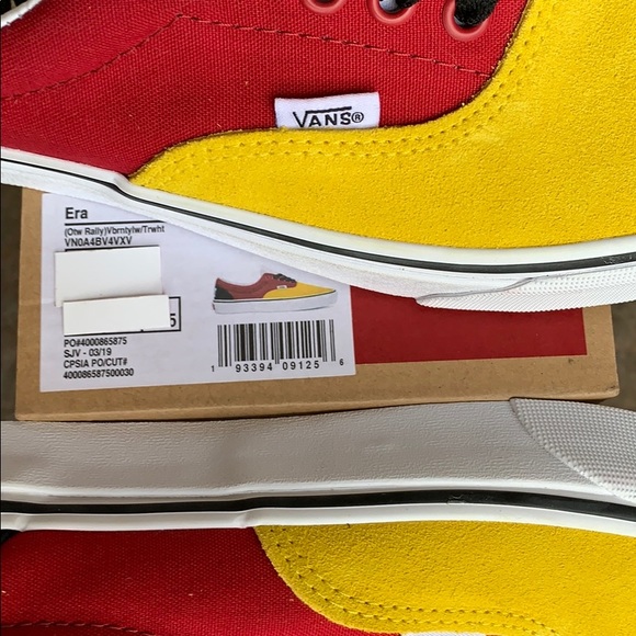 • VANS ERA OTW RALLY Vbrntylw/Trwht Men’s - Picture 12 of 16